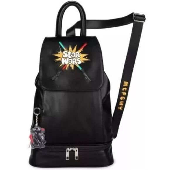 Disney Parks Star Wars Darth Vader Lightsaber Crossbody Backpack - Picture 1 of 8